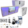 Barra Cafeteria Vita 2.40mts, Cafetera NUOVA NERA 2, Semiautomatica, Licuadora K80 Vitrina...