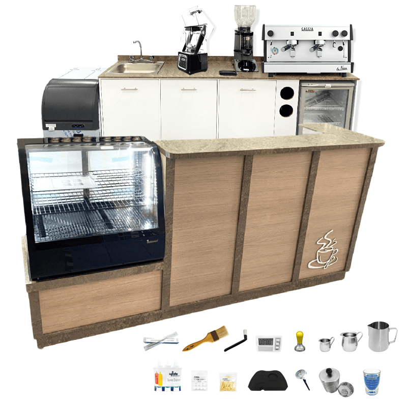 Big Coffee Shop 2.20 Cafetera Nera, Licuadora Total Blender, Vitrina , mas...