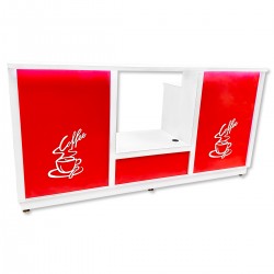 Barra Para Cafeteria Linea Vita 2.20mts para Vitrina RTW-100L