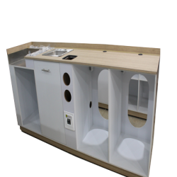 Contra Barra Para Cafeteria 2.40 Micro Coffee Shop