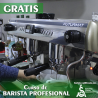 Paquete Básico Cafetería (Cafetera Ruby Roja + Molino CT2) 1 Año de Garantía.