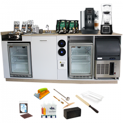 Paquete Mini Coffee Shop WE8 + Vitrina Rtw-100L