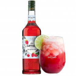 Jarabe Sabor Frambuesa 1 Litro. Jarabes GIFFARD