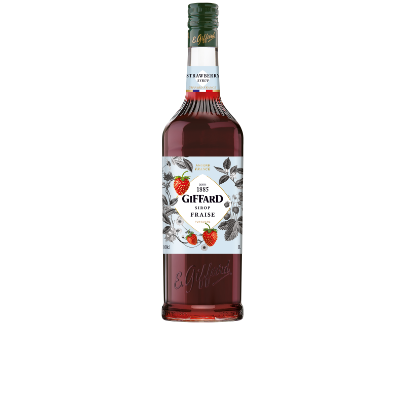 Jarabe Sabor Fresa 1 Litro. Jarabes GIFFARD