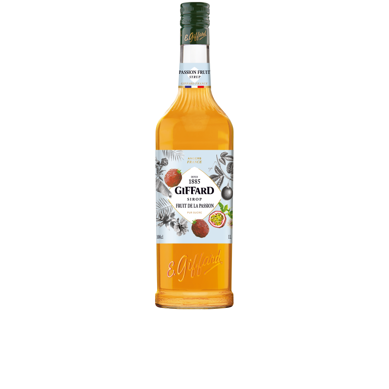 Jarabe Sabor Frutas de la Pasion 1 Litro. Jarabes GIFFARD