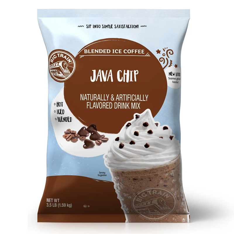 Polvo Big Train Sabor Java Chip - 1.59 kg