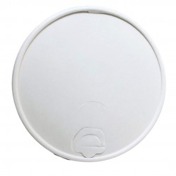 Tapa Plana Para Vaso de Papel Biodegradable Para Bebidas FRIAS 12oz, Manga 50 pz