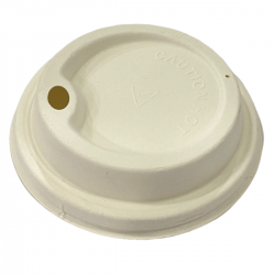 Tapa Blanca con Chupon Para Vaso de Papel, Bebidas CALIENTES 12 y 16 oz, Manga 50 pz