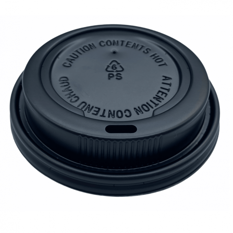 Tapa de Poliestireno Para Vaso de Papel Blanco Decorado 12 y 16oz, Manga 100pz