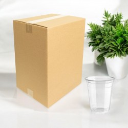 Caja de Vasos de Plástico Transparente 14 oz - Paquete de 1000 Piezas