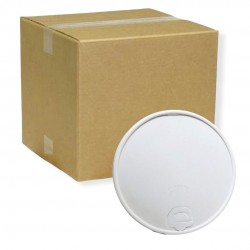 Tapa Plana Para Vaso de Papel Biodegradable Para Bebidas FRIAS 16oz, Caja 1,000pz