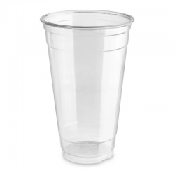Manga de Vasos de Plástico Transparente 16 oz - Paquete de 50 Piezas