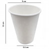 Vaso de Papel Biodegradable Decorado 12oz, Manga 50pz