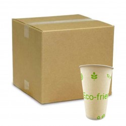 Vaso de Papel Biodegradable Decorado 16oz, Caja 1,000pz
