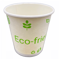 Vaso de Papel Biodegradable Decorado 4oz, Manga 50pz