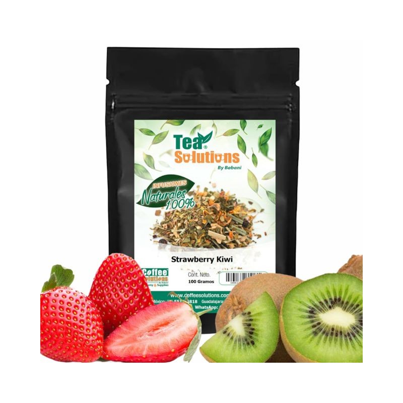 Tisana Sabor Fresa Kiwi, Bolsa con 100 Gramos