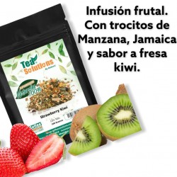 Tisana Sabor Fresa Kiwi, Bolsa con 100 Gramos