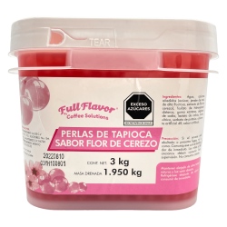 Perlas Explosivas Sabor Flor de Cerezo, Bote de 3 Kilos