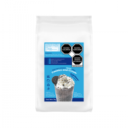 Polvo Para Bebidas Frias o Calientes Sabor Cookies and Cream