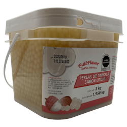 Perlas Explosivas Sabor Litchi, Bote de 3 Kilos