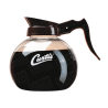 Jarra de Vidrio Para Servicio de Café Americano. Mango Color Negro