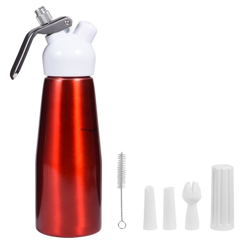 Dispensador de Crema Batida / Sifón Checo Color ROJO