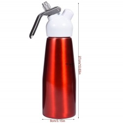 Dispensador de Crema Batida / Sifón Checo Color ROJO