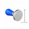 Coffee Tamper PROFESIONAL Mango de Color Azul
