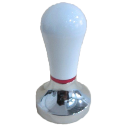 Coffee Tamper PROFESIONAL Mango de Color Blanco