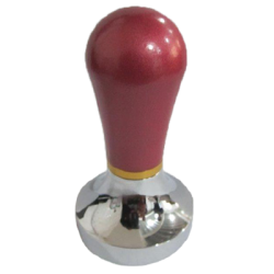 Coffee Tamper PROFESIONAL Mango de Color Rosa