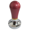 Coffee Tamper PROFESIONAL Mango de Color Rosa