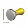 Coffee Tamper PROFESIONAL Mango de Color Verde