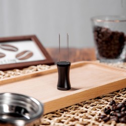 Distribuidor de Agitador de Café con 4 Agujas de Acero Inoxidable