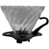 Hario V60 Con soporte plastico negro, Metodo para Extraccion de Cafe