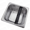 INSERTO BAGACERO DE ACERO INOXIDABLE. MIDE: 176 x 162 x 100 MM.