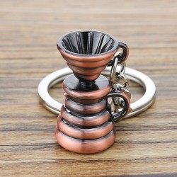 Llavero Miniatura de Gotero de Café para Baristas y Amantes del Café
