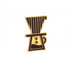 Pin en Forma de Cafetera de Goteo para Amantes del Café