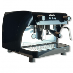 Cafetera Industrial. Modelo Ruby Pro NEGRA Conexión a Red Linea Gaggia. Cafetera De Un Grupo