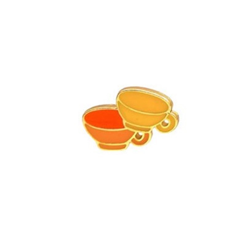 Pin en Forma de Dos Tazas de Café - Accesorio para Amantes del Café