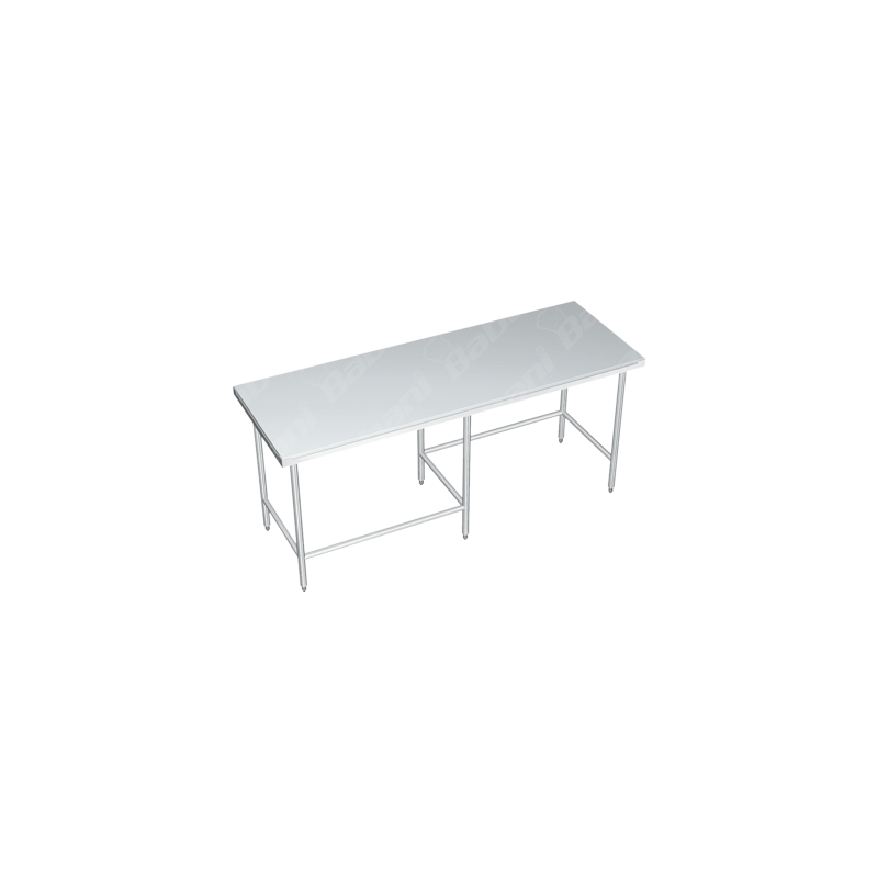 Mesa de Tajo en Isla SIN Entrepaño - 1.00 X 0.70 X 0.90    Acero Inoxidable Tipo 441