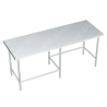 Mesa de Tajo en Isla SIN Entrepaño - 1.00 X 0.70 X 0.90    Acero Inoxidable Tipo 441