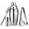 Shaker de Acero Inoxidable 550 ml con 5 piezas