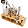Shaker de Acero Inoxidable 750 ml con 9 piezas