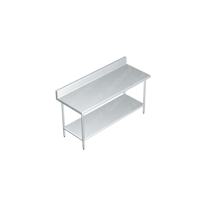 Mesa de Trabajo CON Entrepaño - 1.50 X 0.70 X 0.90   Acero Inoxidable Tipo 441
