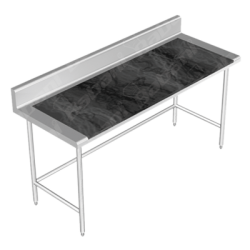 Mesa de Amasijo con Alambrín SIN Entrepaño - 1.50 X 0.70 X 0.90   Acero Inoxidable Tipo 304