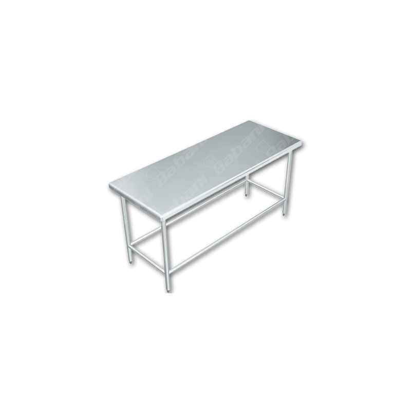 Mesa de Trabajo en Isla SIN Entrepaño - 2.40 X 0.70 X 0.90   Acero Inoxidable Tipo 441