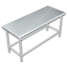 Mesa de Trabajo en Isla SIN Entrepaño - 2.40 X 0.70 X 0.90   Acero Inoxidable Tipo 441