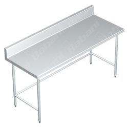 Mesa de Trabajo SIN Entrepaño - 1.50 X 0.70 X 0.90   Acero Inoxidable Tipo 441