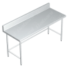 Mesa de Trabajo SIN Entrepaño - 2.00 X 0.70 X 0.90   Acero Inoxidable Tipo 304