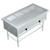 Mesa con Baño María a Gas - 1.60 X 0.70 X 0.90   Acero Inoxidable Tipo 441